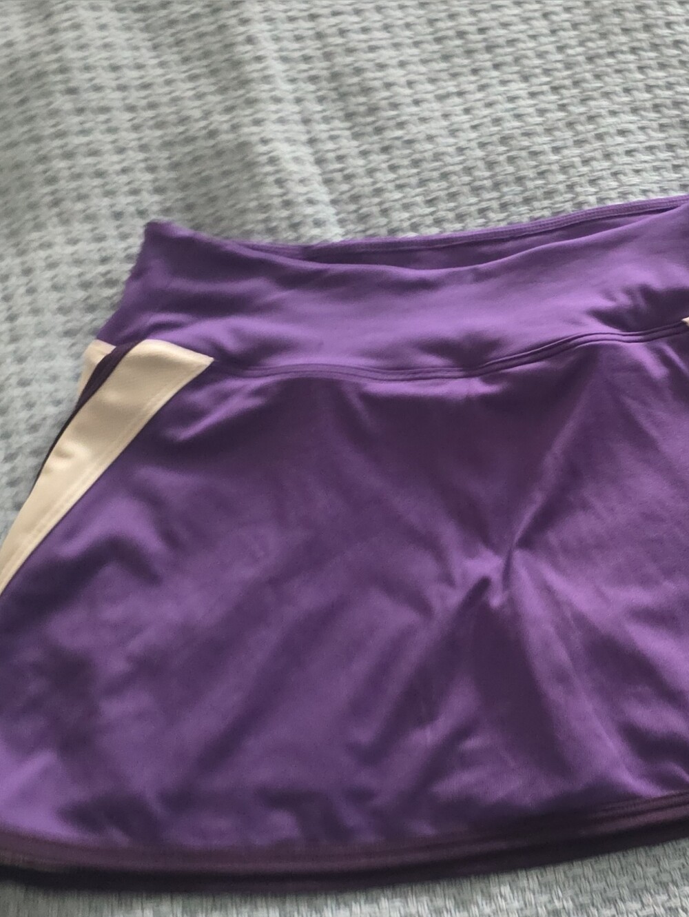 Nike Purple Skater Tennis Skirt with Cream Panels